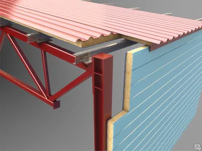 Особенности монтажа сэнвич панелей стен и кровли нежилых зданий |  Евростальстрой, Минск, Беларусь