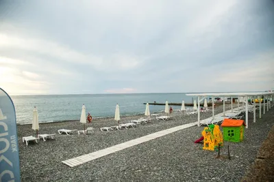 Адлер 2018. Море пляж \"Огонёк\". Видео GoPro Hero2018 без монтажа. - YouTube
