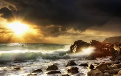 морские пейзажи фото высокого разрешения красиво, море, волны, пейзаж,  закат, берег, небо картинки на рабочий … | Sunset photography, Sunset  photos, Gorgeous sunset