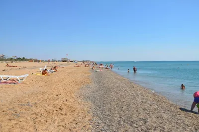 Пляжи города Саки. Крым