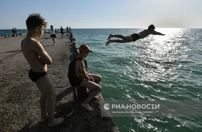 Вечер, море, территория базы... - Крым, Саки - Ландшафты и сообщества -  Плантариум