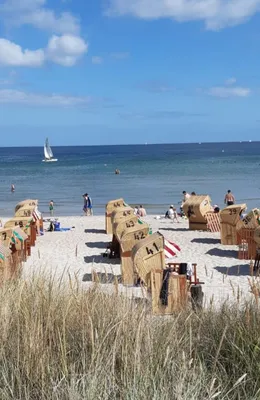 Одинокий пляж в Балтийском море в Германии Стоковое Изображение -  изображение насчитывающей песок, лето: 205459891