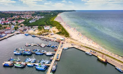 Полуостров Хель в Балтийском море в Польше стоковое фото ©rognar 186619914