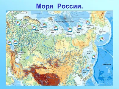 The Northern Seas of Russia on the map - YouTube