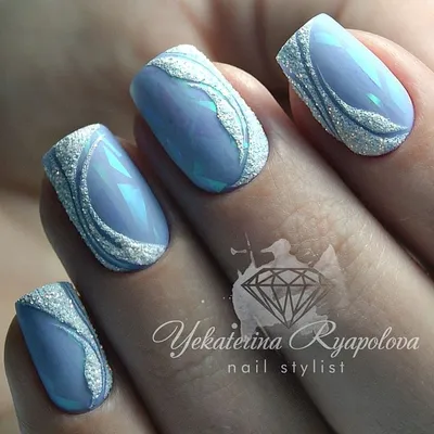 luxury_nail_lab - 💙 ❄️ Морозные узоры😍 А у вас какие ассоциации? ⠀ ⠀  ○○○○○ #красивыеногти #дизайнногтей #идеальны… | Красивые ногти,  Дизайнерские ногти, Нейл-арт