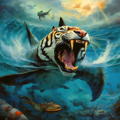 Морской тигр фото фото