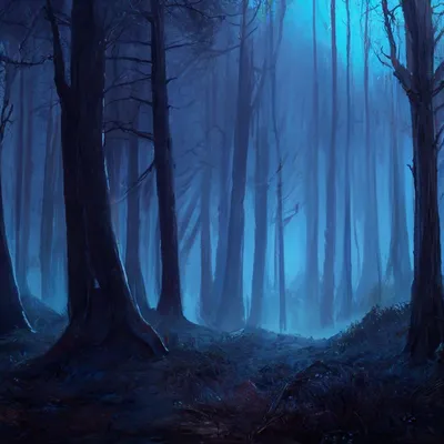 мрачный и темный лес во время туманного утра с лучшей мистической  атмосферой. Стоковое Фото - изображение насчитывающей джунгли, хэллоуин:  256577508