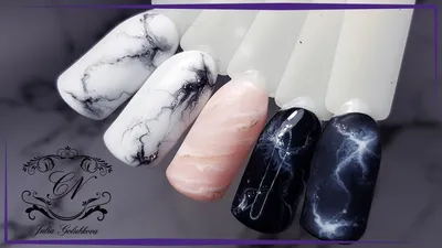 ❤Мраморный дизайн ногтей ❤3 ВАРИАНТА❤Натуральные текстуры ❤ПРОСТОЙ дизайн  ногтей ❤ ТРЕНД 2017❤ - YouTube