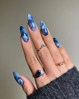 14 элегантных мраморных ногтей, которые выглядят по-особенному и заставят  вас влюбиться