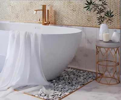Применение мрамора и гранита в ванной комнате | MagmaStones