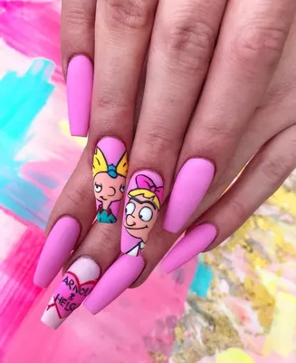 Try My Hand: NOTD : Cartoon Nails