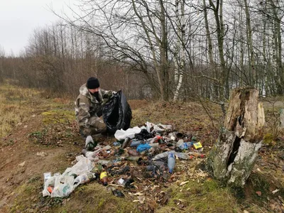 Курганцы жалуются на мусор, разбросанный в местах отдыха. Скрин