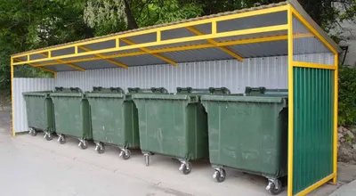 Какими должны быть контейнерные площадки для мусора