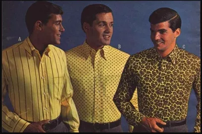 Эти яркие рубашки: мужская мода 60-х