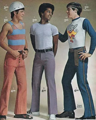 Полоумная мужская мода 70-х. Выпали в осадок!