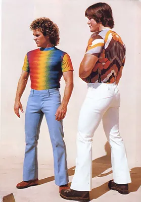 Мужская мода 70-х годов.
