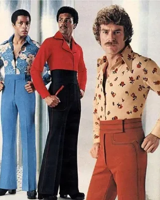 Упаси бог, чтоб мужская мода 70-х вернулась в тренд: 20 вырвиглаз-нарядов  из каталогов того времени | Визуал | Дзен