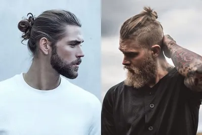 Мужская стрижка Man Bun — прическа с хвостом. Как сделать?