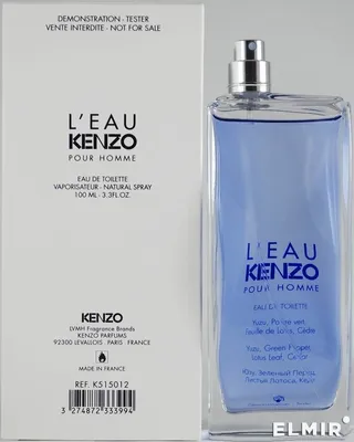 Туалетная вода мужская Kenzo L'Eau Kenzo Pour Homme EDT Tester 100 ml  купить | ELMIR - цена, отзывы, характеристики