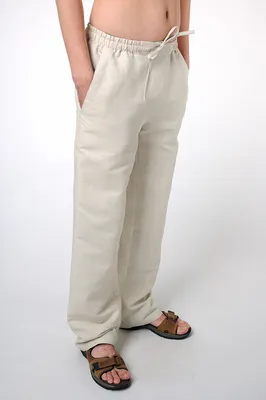 Мужские брюки из льна фото фото