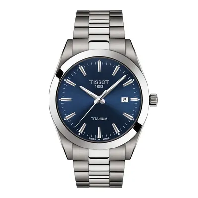 Мужские часы Tissot Gentleman T1274104404100 титан | eBay