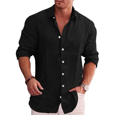 Мужской КОМПЛЕКТ черная рубашка и брюки черного цвета (черные) вискоза  весна лето Турция (ID#1415627359), цена: 1350 ₴, купить на Prom.ua