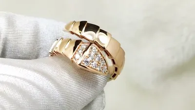 Обручальные кольца в стиле Bvlgari Zero 1, 4 спирали купить от 110187 грн |  EliteGold.ua