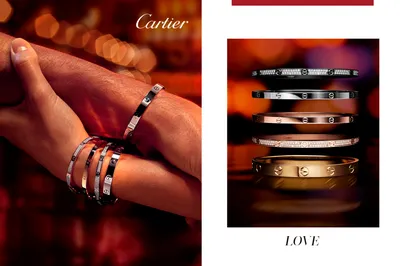 Кольцо красное золото Cartier