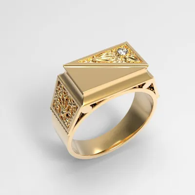 Массивное кольцо из серебра мужское. Мужские серебряные перстни печатки с  золотом 21 размер (ID#1405255600), цена: 1530 ₴, купить на Prom.ua