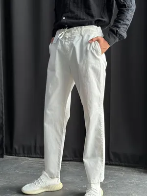Мужские прямые черно-синие брюки-слаксы | Купить в интернет-магазине Merada