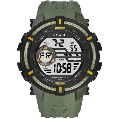 Спортивные часы мужские, водонепроницаемые, электронные купить по низким  ценам в интернет-магазине Uzum (456798)