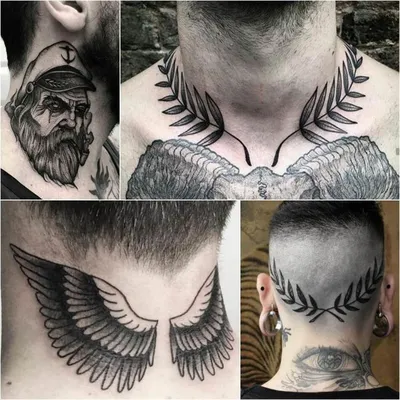 Татуировка мужская графика на спине сова - мастер Мария Котова 5419 | Art  of Pain