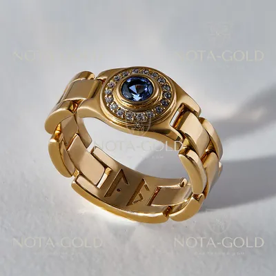 Мужское кольцо с сапфиром 1.85 карат, и с бриллиантами 0.47 карат Белое  золото 585 пробы 8.28 грамм Бриллианты 3/5 8х… | Instagram