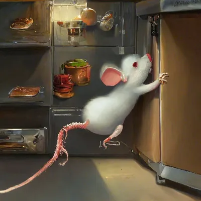 В холодильнике мышь повесилась! | Пикабу