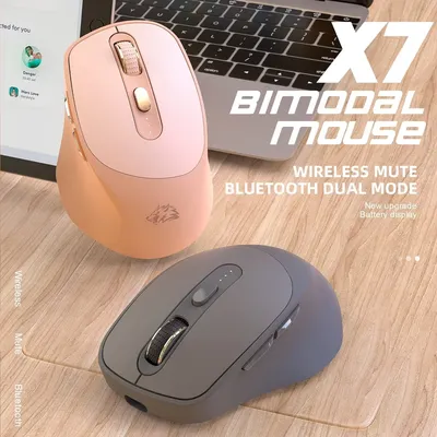 X7 Wireless Gaming Mouse Bluetooth Mice Dual Mode 5 Adjustable DPI  Rechargeable | eBay