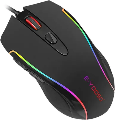 E-YOOSO Gaming Mouse X7 Wired RGB Backlit 6 Programmable Buttons Ergonomic  Gamin | eBay