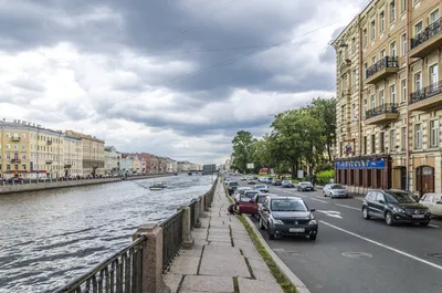 Набережная реки Фонтанки в городе \"Санкт-Петербург\"