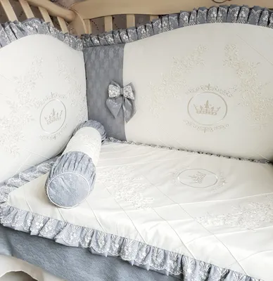 Комплект в кроватку постельное белье бортики в кроватку для новорожденных и  малышей Mamdis | AliExpress