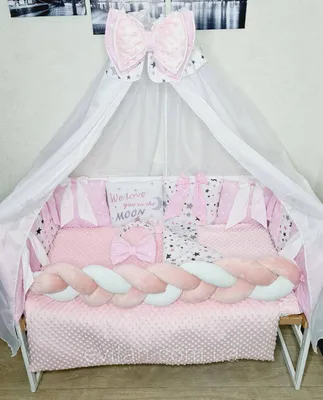 Комплект защитных бортиков 12 шт в детскую кроватку для новорожденных, набор  бортов в кровать детям - купить с доставкой по выгодным ценам в  интернет-магазине OZON (148778469)