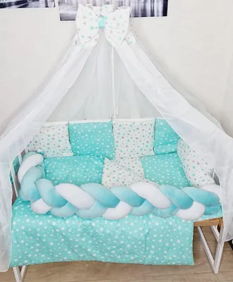 Комплект бортиков универсальный в детскую кроватку для новорожденных, набор  подушек 6 штук, летний плед одеяло 1 штука, для прямоугольной, овальной и  круглой кроватки - купить с доставкой по выгодным ценам в интернет-магазине  OZON (1013668197)