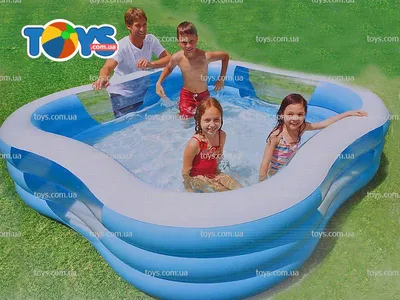 Надувной бассейн, матрас Интекс • для детей от 1 года