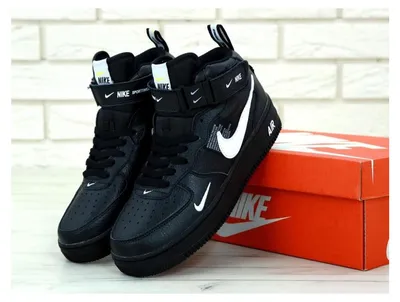Кроссовки высокие натуральная кожа Nike Air Force Найк Аир Форс (36,37)  (ID#1110309802), цена: 1258 ₴, купить на Prom.ua