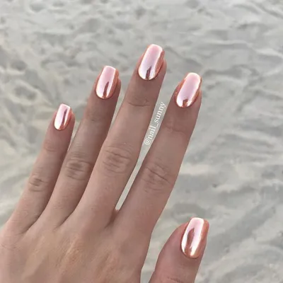 💅🏻Nail Sunny 💅🏻 (@nail_sunny) posted on Instagram: “Perfect rose chrome  nails 😍 Фото без фильтров, работа мастер… | Manicura de uñas, Manicura,  Disenos de unas