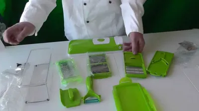 Овощерезка Nicer Dicer Plus/ Найсер Дайсер Плюс; Многофункциональный набор  - купить в Zacki Waleedi, цена на Мегамаркет