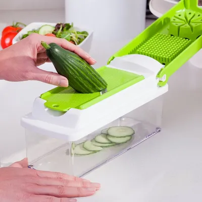 Nicer Dicer Plus original 10в1 ручная овощерезка овощечистка для дома