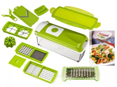 Овощерезка Nicer Dicer Plus Найсер Дайсер плюс 13 предметов за 925 ₽ купить  в интернет-магазине ПСБ Маркет от Промсвязьбанка