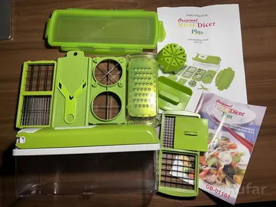 Овощерезка Найсер Дайсер Nicer Dicer Plus многофункциональная овощерезка |  AliExpress