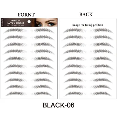 Накладные брови наклейки-татуировки Aliexpress O.TWO.O 4D Hair Like  Eyebrows Makeup Waterproof Eyebrow Tattoo Sticker Long Lasting Natural Fake  Eyebrow Lamination Cosmetics - «Накладные брови с Aliexpress. Вы такое  видели? Зачем красить и