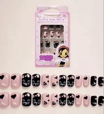 Ногти детские накладные яркие «Любимый котейка» Japan Joyme international  (ID#1143227535), цена: 195 ₴, купить на Prom.ua