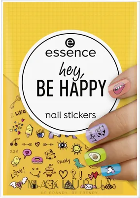 Essence Hey, Be Happy! Nail Stickers - Наклейки для ногтей: купить по  лучшей цене в Украине | Makeup.ua